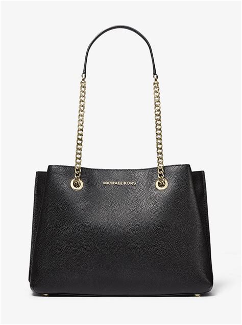 michael kors teagen medium|Teagan Large Pebbled Leather Shoulder Bag .